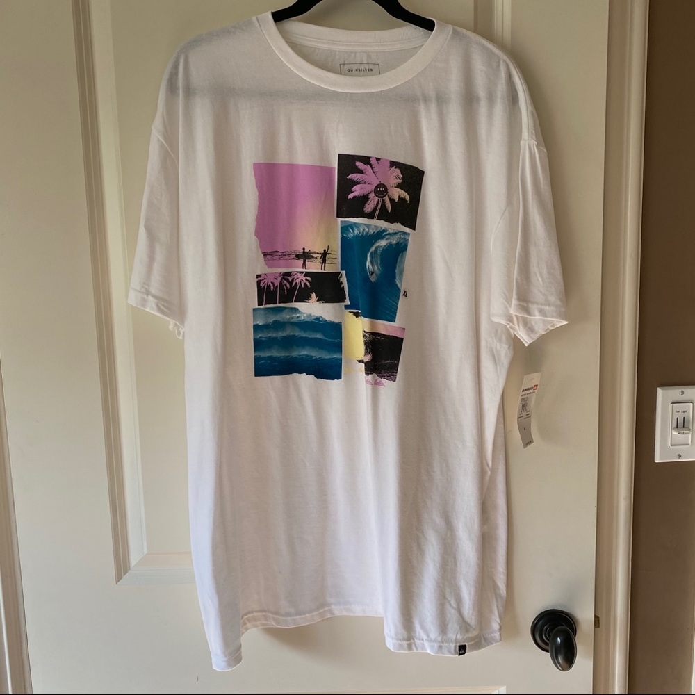 Quicksilver DISTANT ECHOES MTO T-Shirt size XL NWT - Picture 2 of 8